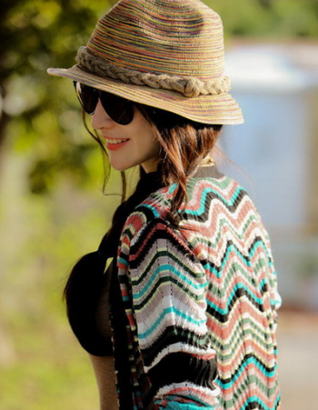 夏天新款沙灘波西米亞遮陽帽
